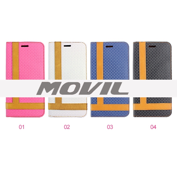 NP-2659 Funda de cuero para Samsung Galaxy S6 -1